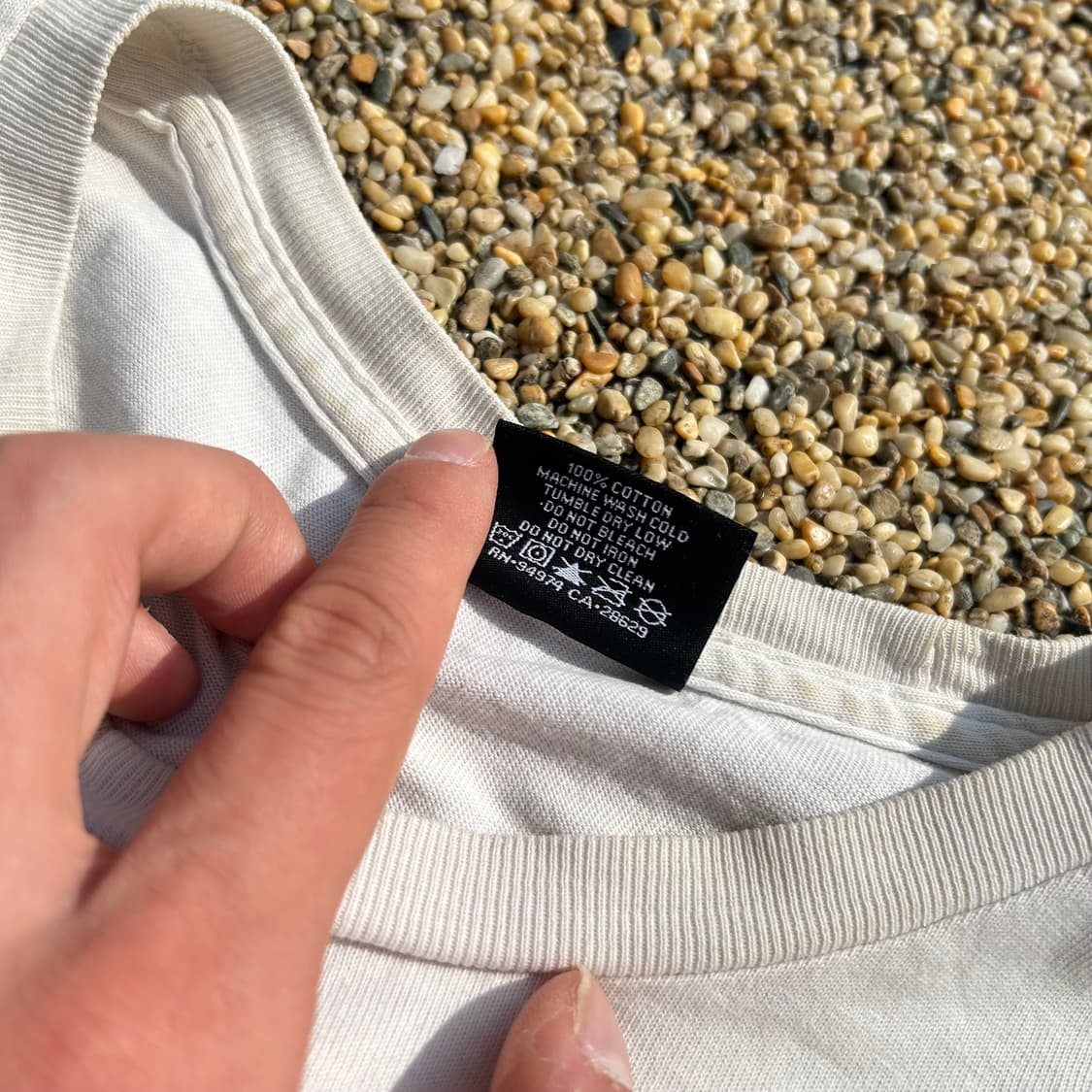 스투시(stussy) 스펠로고 화이트 티셔츠 상품이미지5