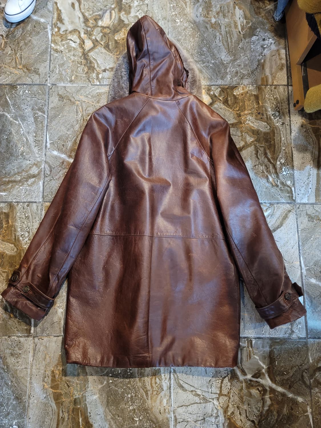 90's~ 아카이브 cp컴퍼니 소가죽자켓  상품이미지2