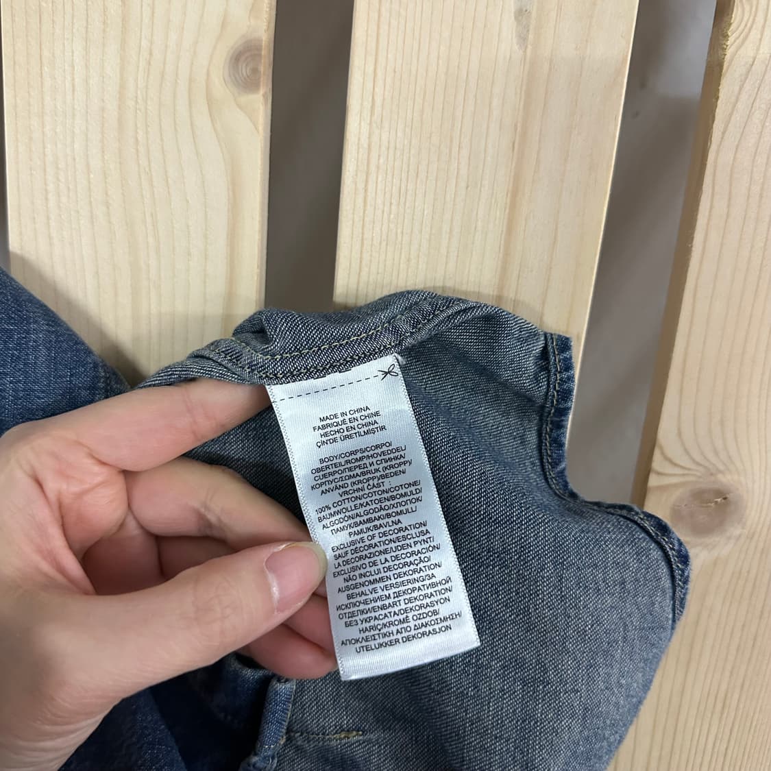 (S) 폴로 랄프로렌 커스텀 핏 데님 셔츠 상품이미지6