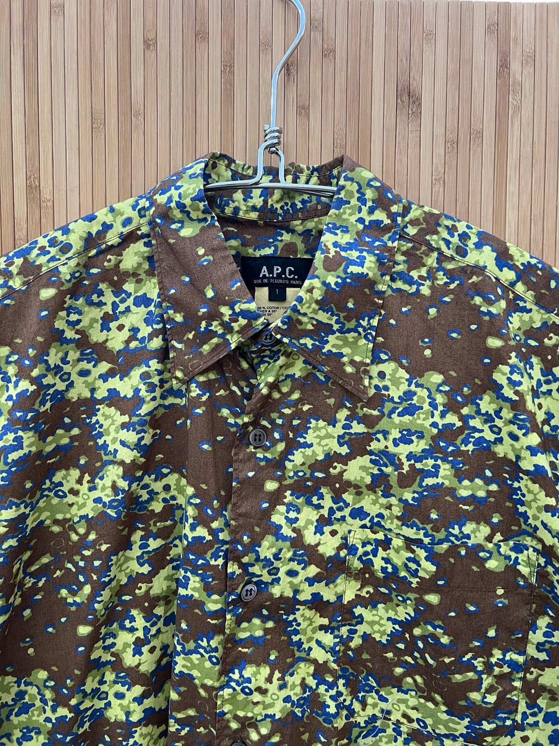 아페쎄 A.P.C. 카모플라쥬 패턴 셔츠 판매 상품이미지2