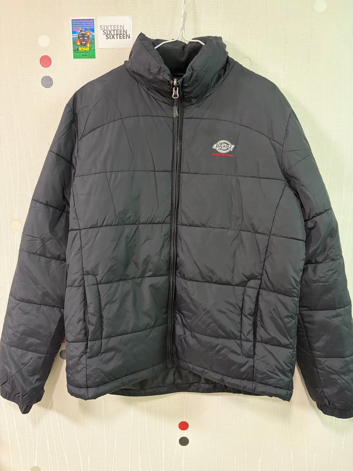 디키즈 블랙 경량 패딩 상품이미지1