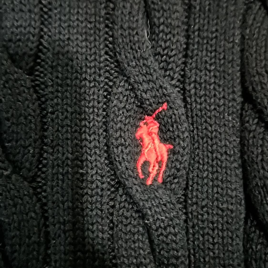 폴로 랄프로렌 하프집업 케이블 니트 상품이미지3