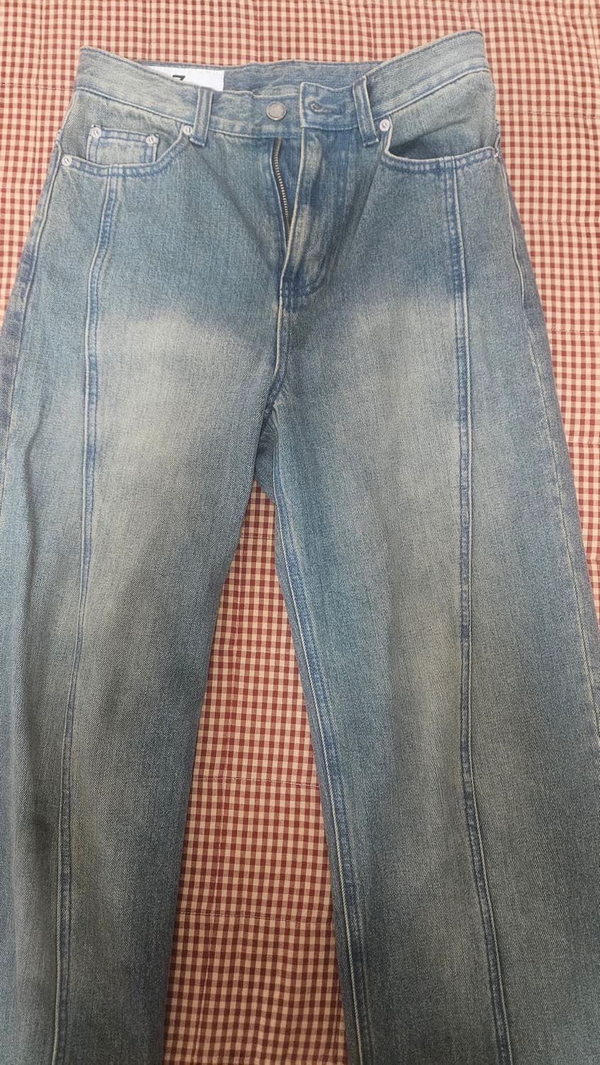 [S] 아워데이즈 웨이비 커브드 와이드 데님 상품이미지2