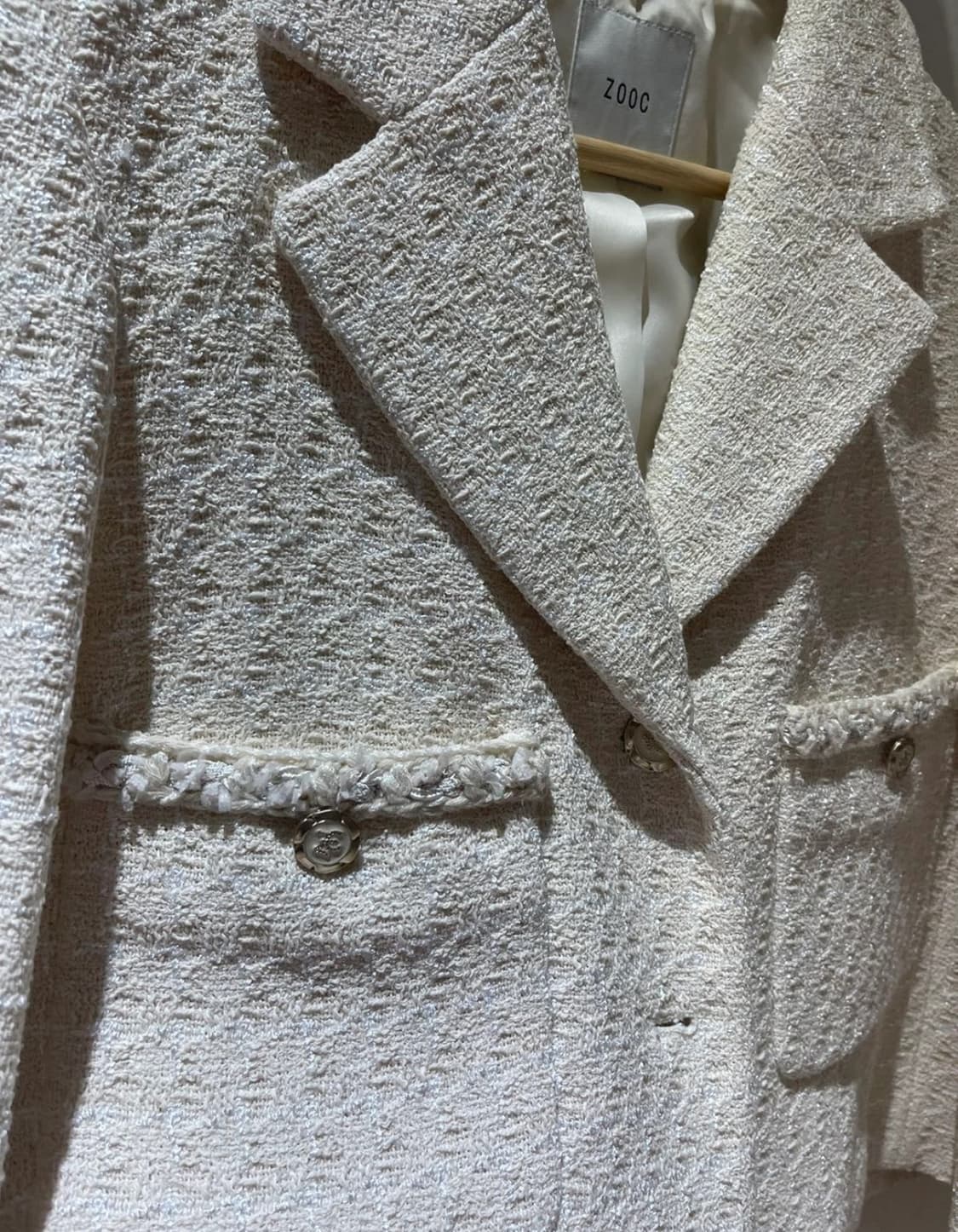 쥬크 크롭 트위드자켓 ZOOC 상품이미지2