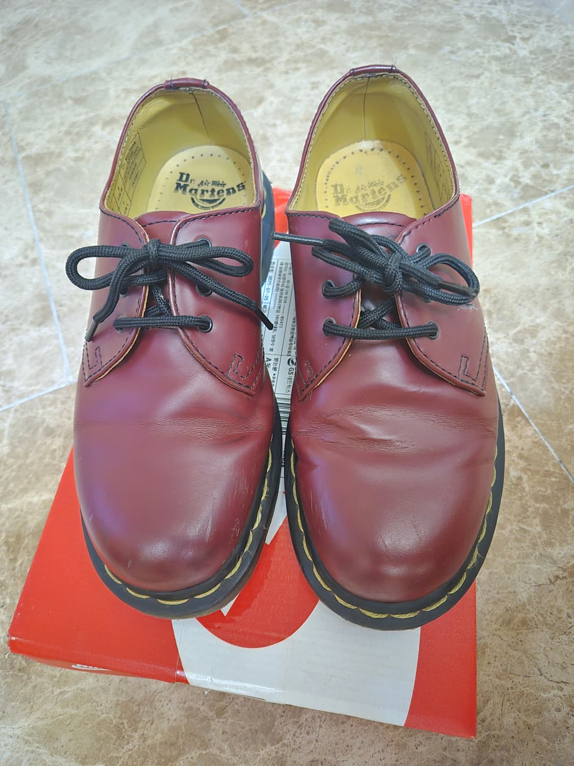 [240] 닥터마틴 1461 체리레드 uk5 상품이미지2