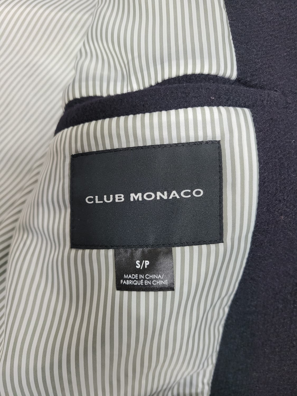 CLUB MONACO 22FW 클럽모나코 울 봄버 자켓 / 남 S(95) 상품이미지7