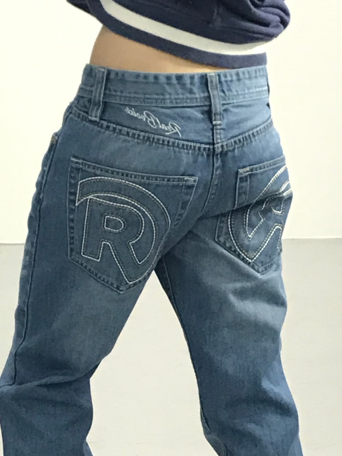 Real Bvoice R-Embroidery Vintage Denim 상품이미지1