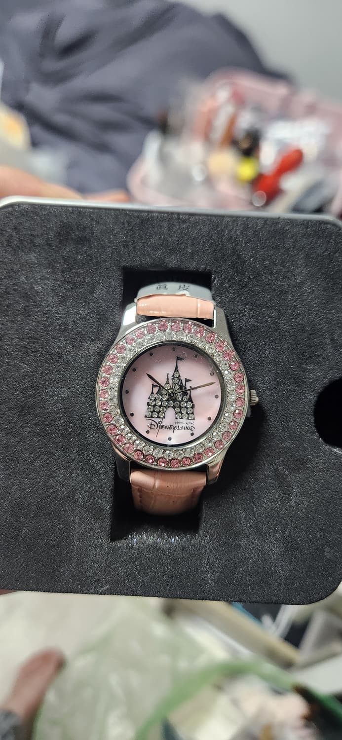 핑크 빈티지 갸루 디즈니랜드 시계  상품이미지1