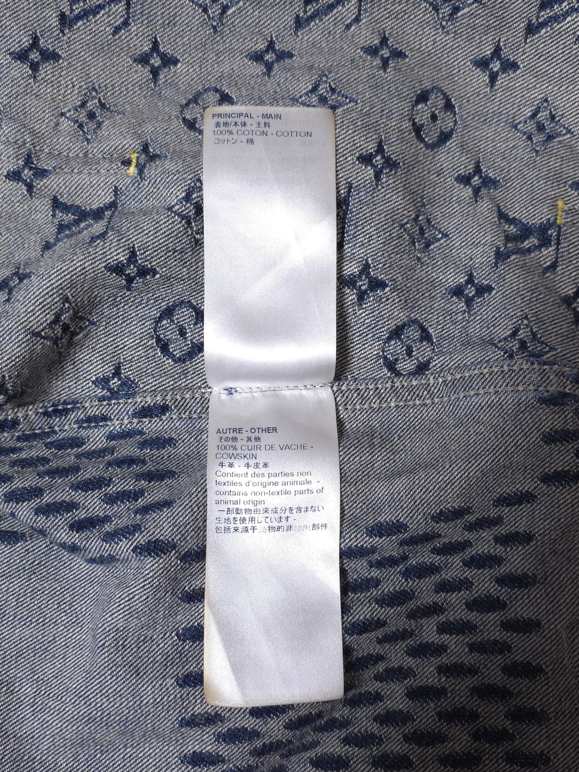 [56] 루이비통 니고 모노그램 연청 데님 트러커 자켓 상품이미지9