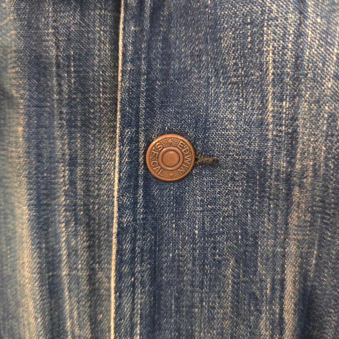 60s to 70s EDWIN커버올 자켓 워크 자켓 빈티지 데님 자켓 상품이미지5