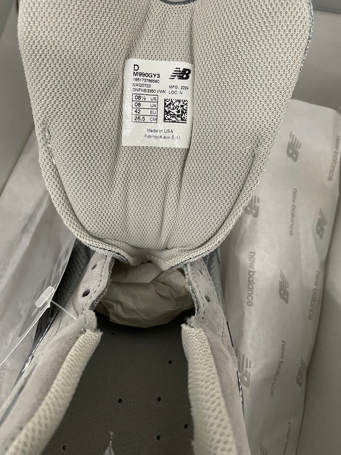 뉴발란스 990 v3 265사이즈 상품이미지9