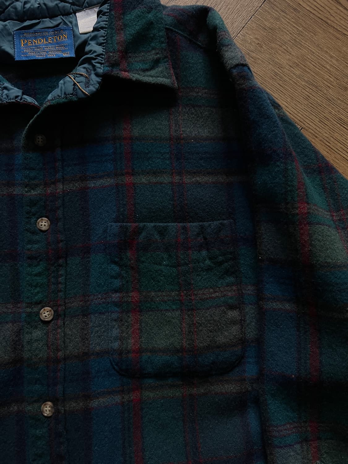 [M]PENDLETON 펜들턴 Made in USA 체크 울 셔츠 상품이미지3