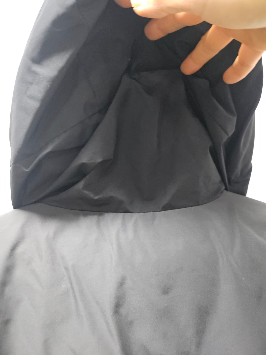 뉴발란스 블랙 롱패딩 후드 일체형 90  S 상품이미지5