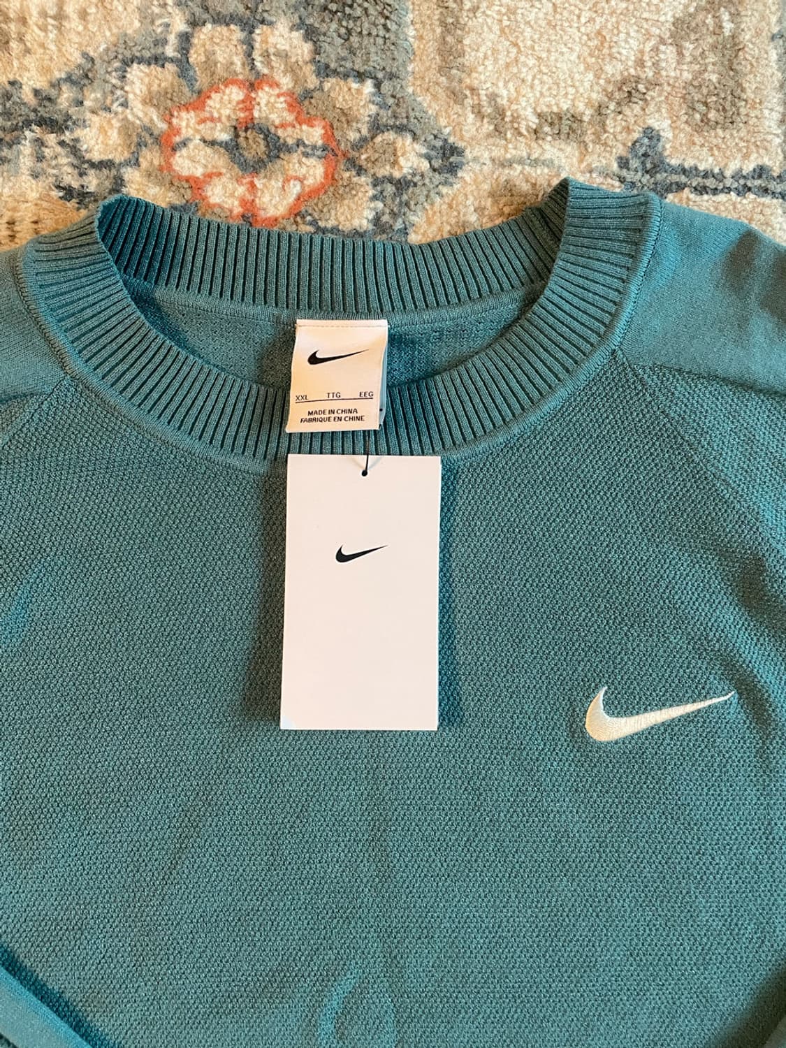 나이키 투어 골프 스웨터 미네랄 틸 니트 (새제품. XXL) 상품이미지2