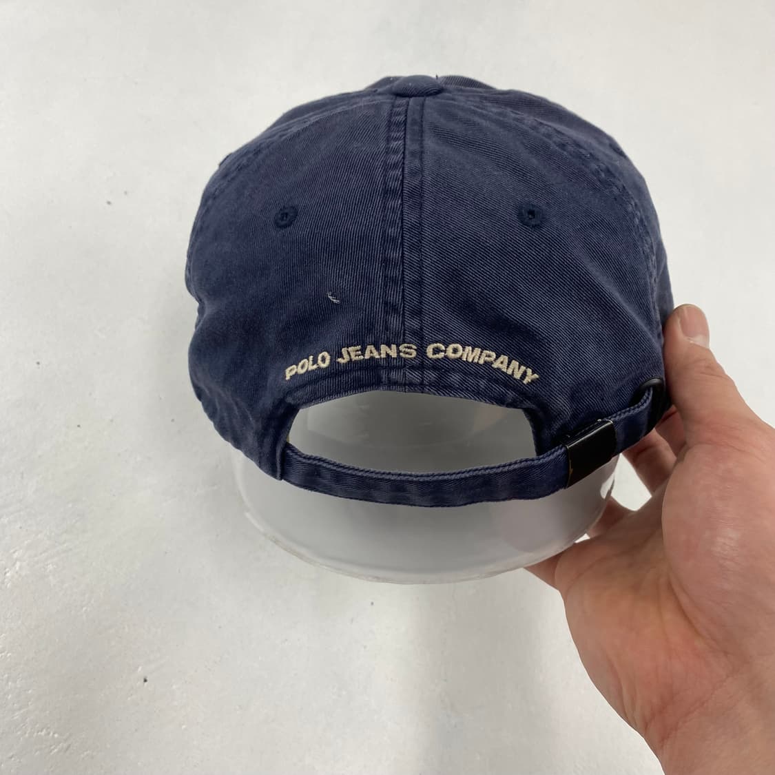 폴로 진스 윙로고 자수 네이비 볼 캡 상품이미지7