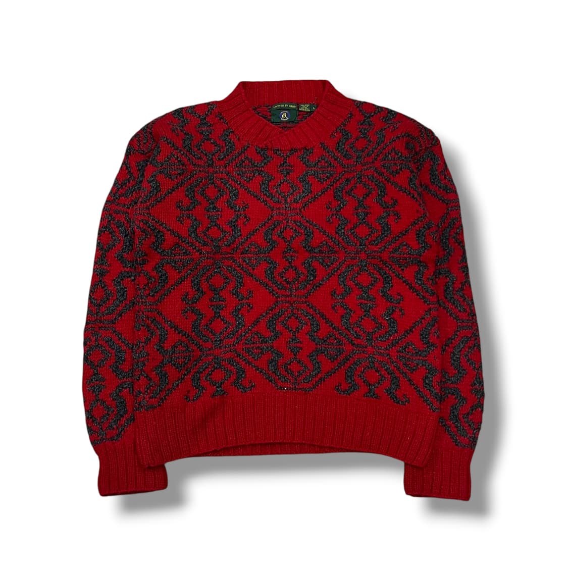 빈티지 패턴 울 핸드니트 s08592 상품이미지2