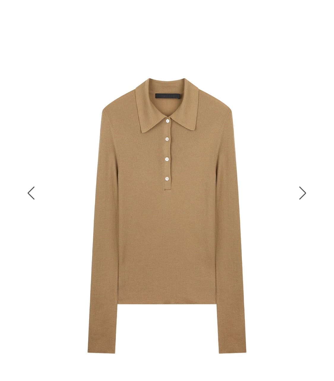 (re.w) flow soft pk knit  카멜 새상품(M) 상품이미지1