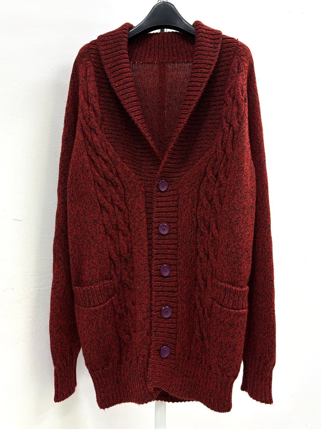 빈티지 레드 가디건 상품이미지5