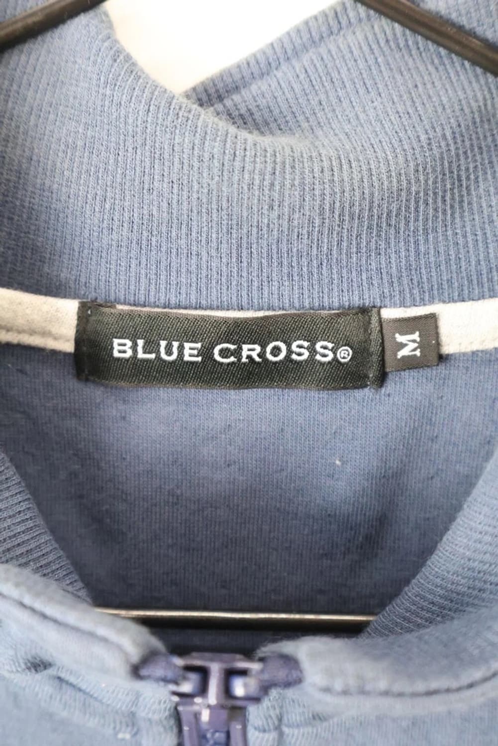 Blue Cross Logo Zip Sweatshirt Navy 상품이미지5