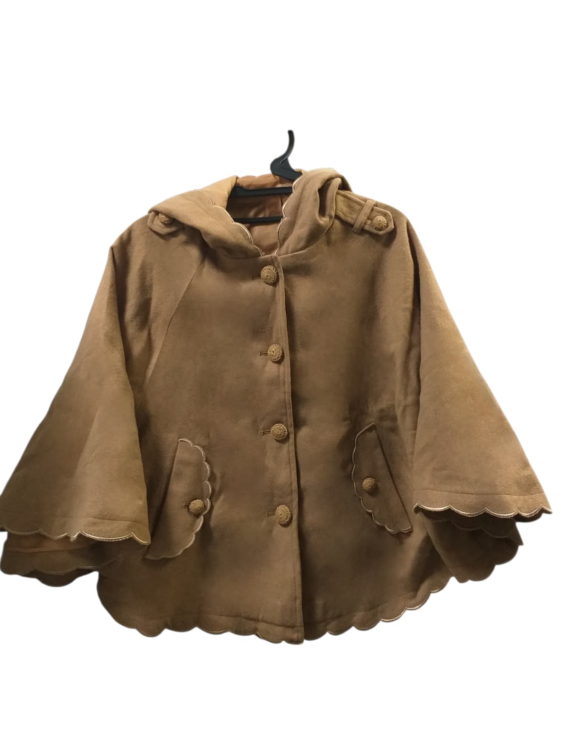 빈티지 케이프 코트 망토 달천 대장 라떼히메오네갸루 핀터깔 펑크로리타 상품이미지1