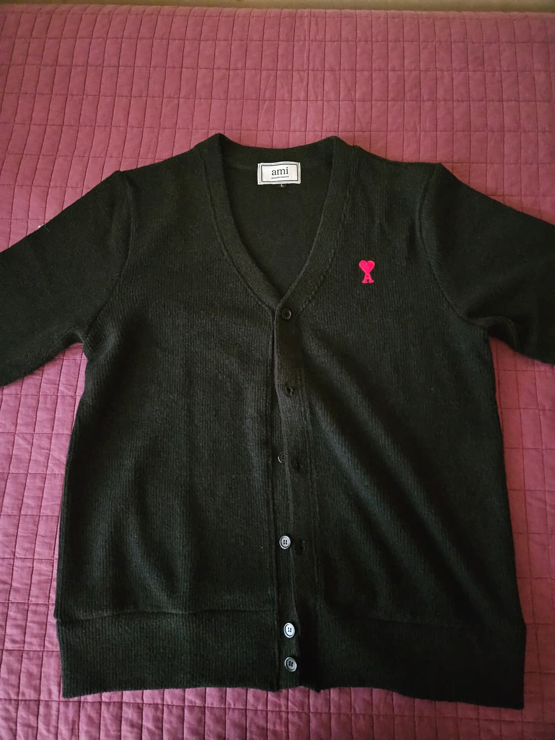 아미 블랙 가디건 상품이미지1