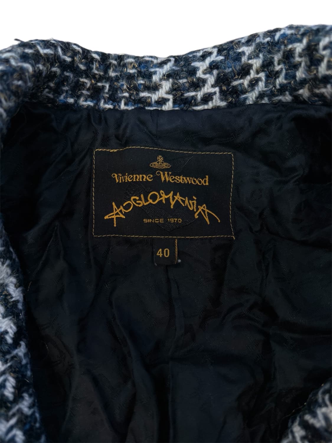 비비안 웨스트우드 앵글로매니아 하운드투스체크 더블 브레스티드 코트 상품이미지7