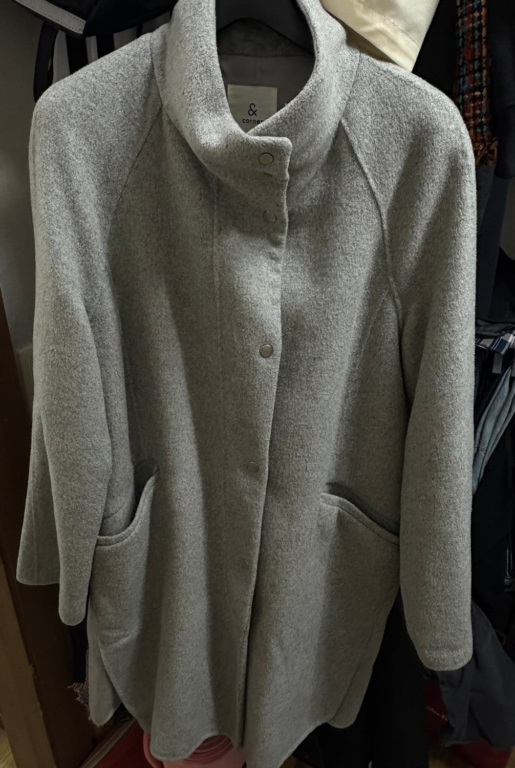 앳코너 울 혼방 하프 코트 상품이미지1