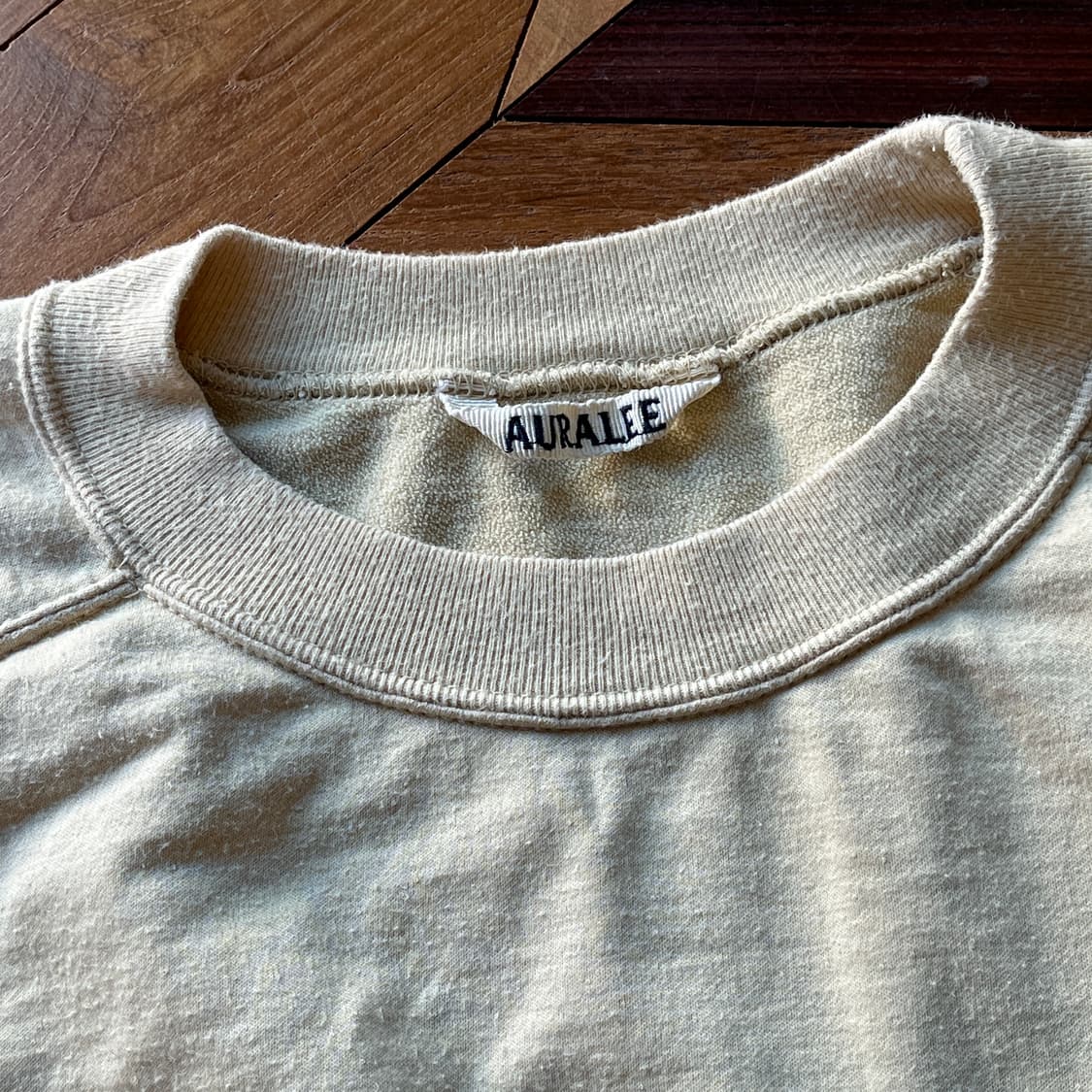 Auralee Half Sleeve Sweat 상품이미지4