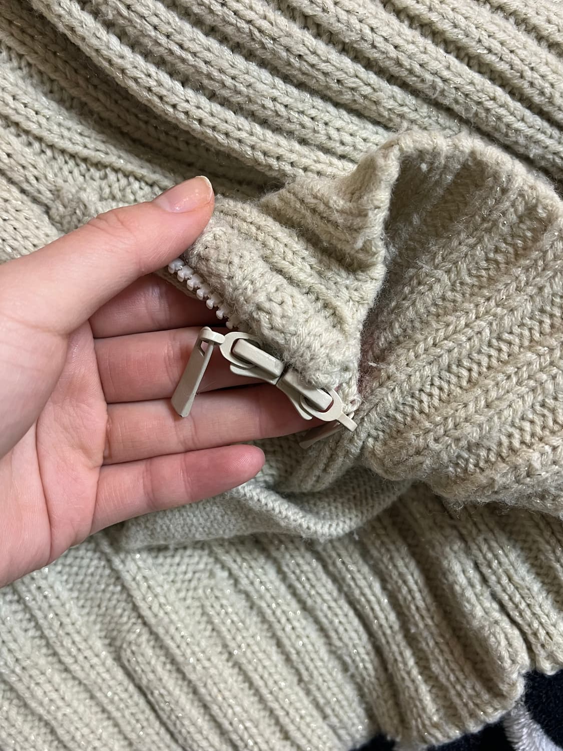 vintage fur knit hoodie 상품이미지6