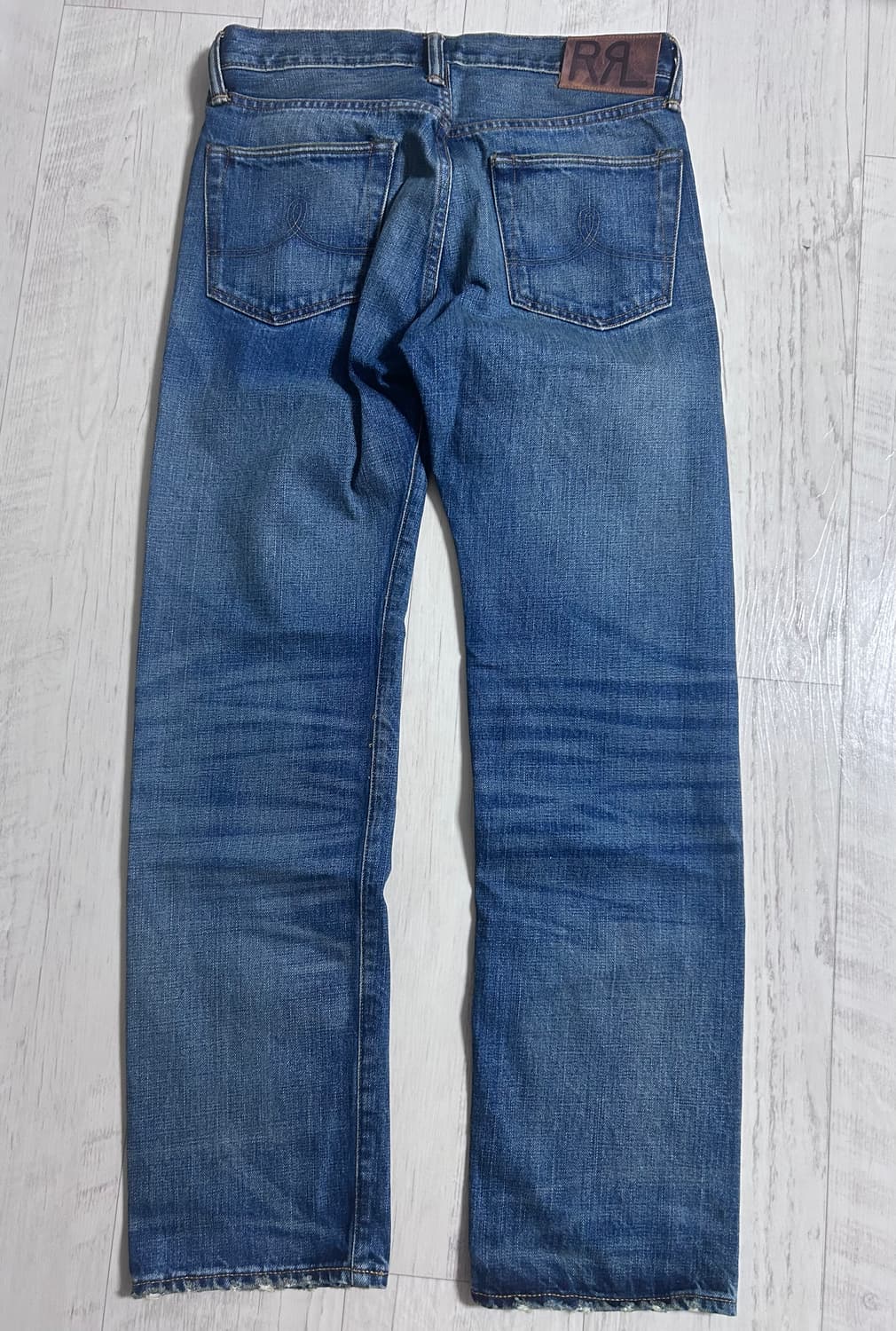 RRL 스트레이트 레그 핏 힐스뷰 워싱 데님 진 30x30 상품이미지2