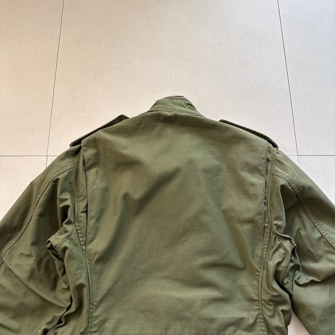 80s 미군 오리지널 M65 필드자켓 알파 OG-107 스몰-롱  상품이미지8