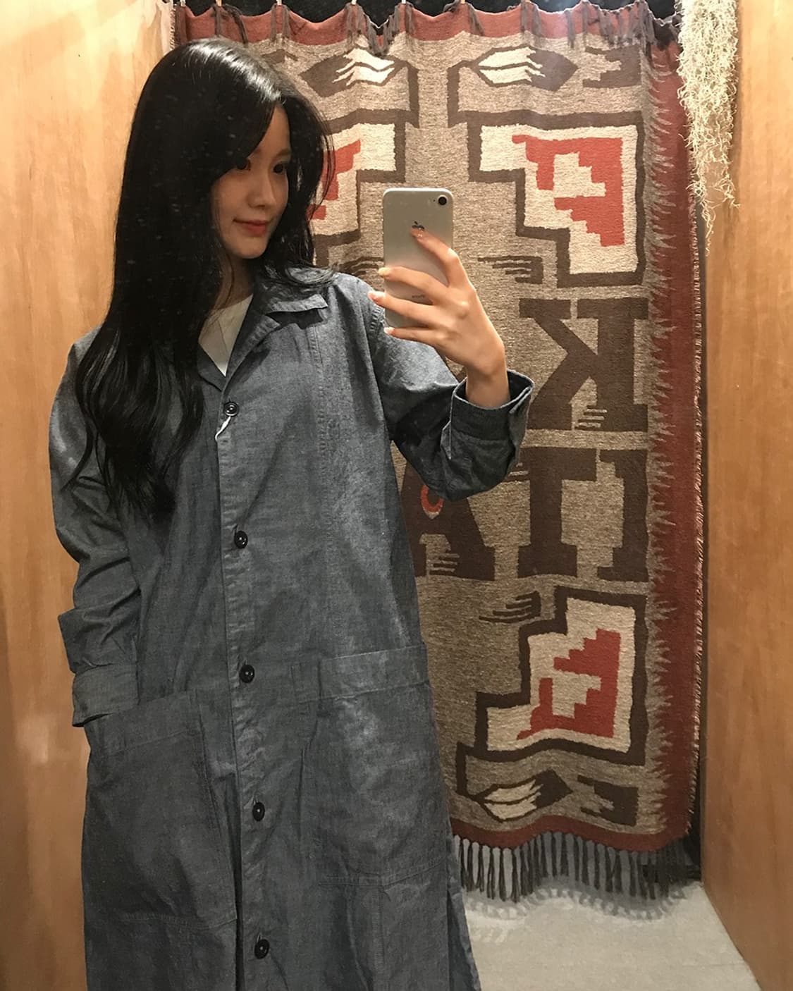 MHL. Denim Canvas Onepiece Coat 상품이미지2