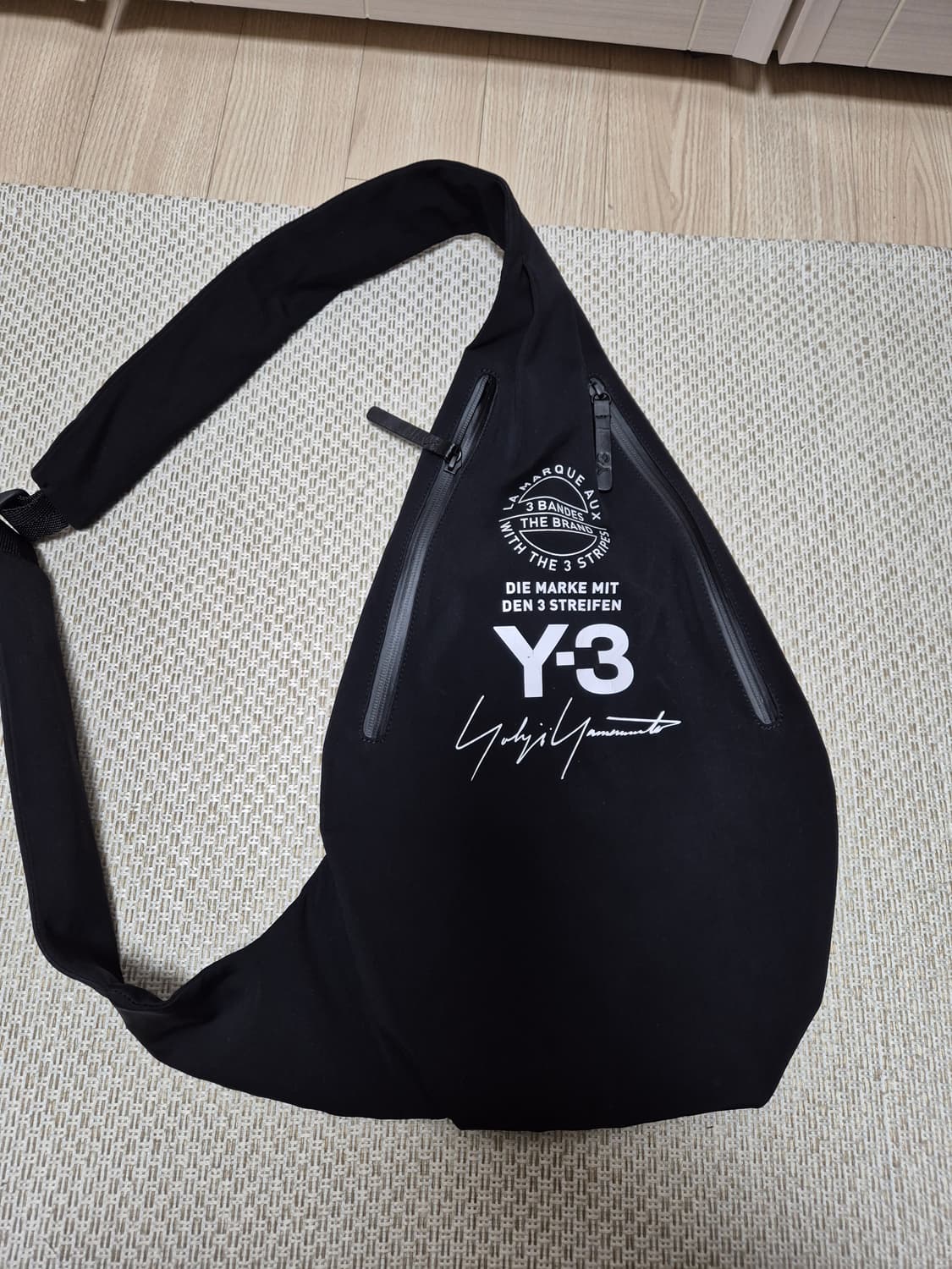 y3 슬링백 메신져백 요지야마모토 나일론 크로스백 상품이미지1