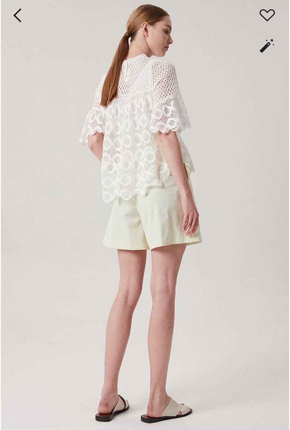 타임 네트 니트 탑 프리사이즈 상품이미지2