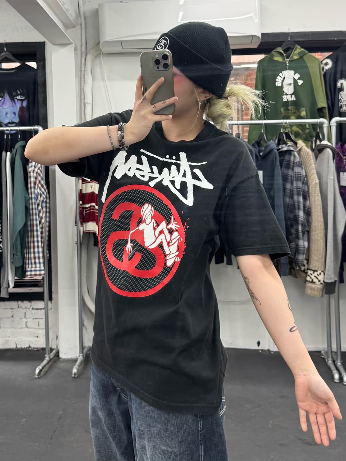 00s 더블링크 스투시 티셔츠 상품이미지5