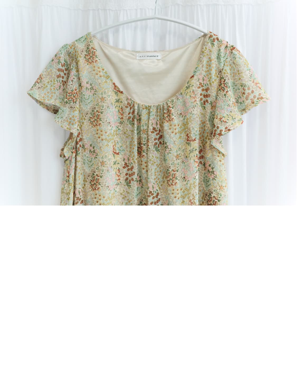 Vintage flower balloon dress 상품이미지3