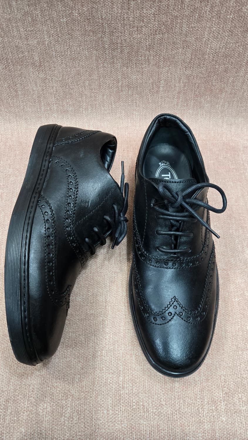 토즈 260mm- 블랙 윙팁 옥스포드 남성구두 상품이미지1