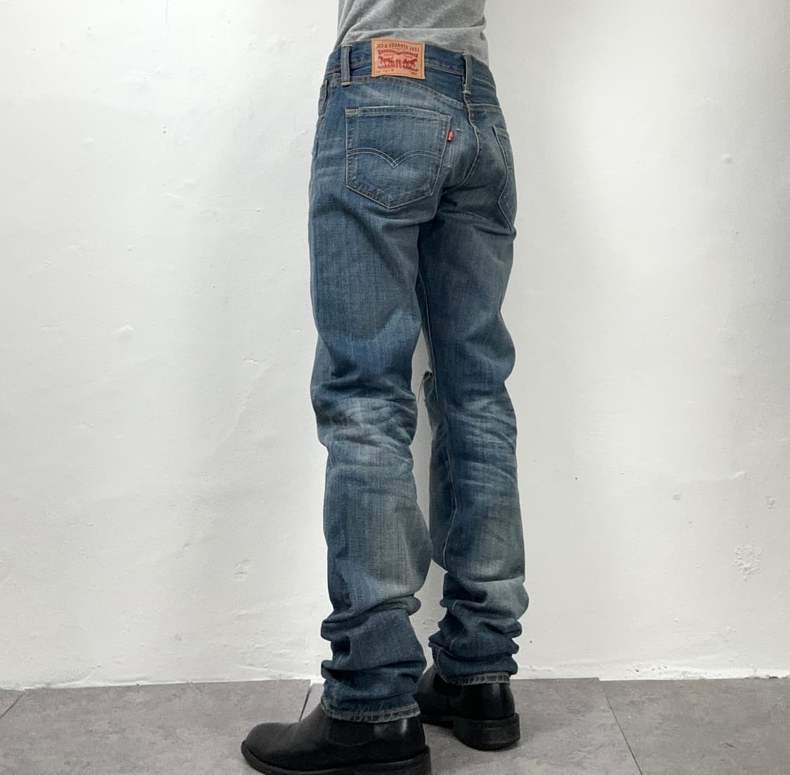 Levi’s 508 Distressed Slim Straight Deni 상품이미지2