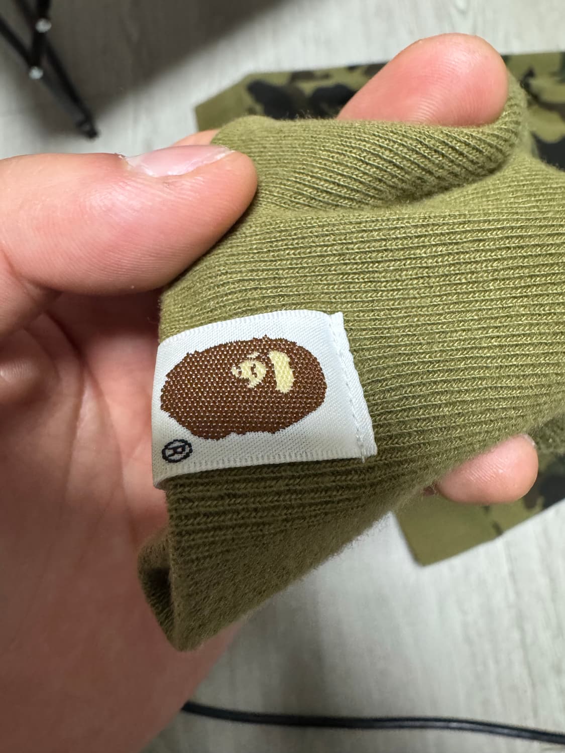 베이프 1st camo 녹계 XL 상품이미지2