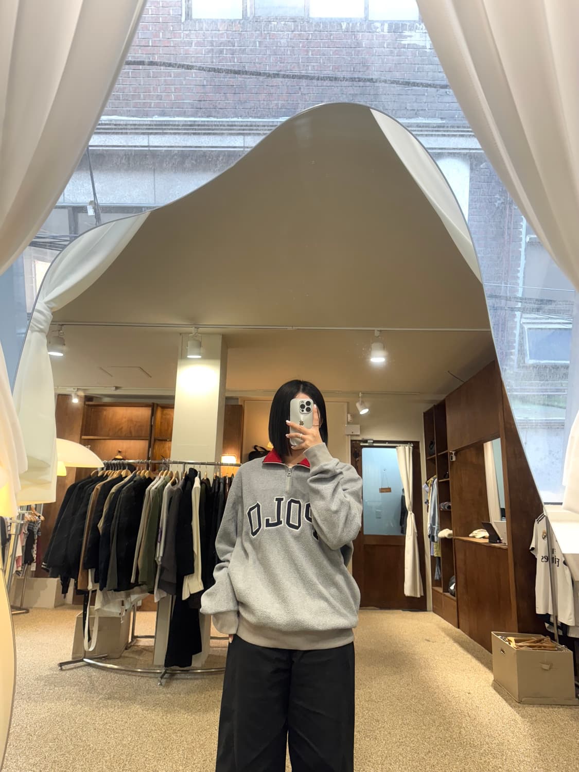 폴로 랄프로렌 성조기 플리스 하프집업 상품이미지2