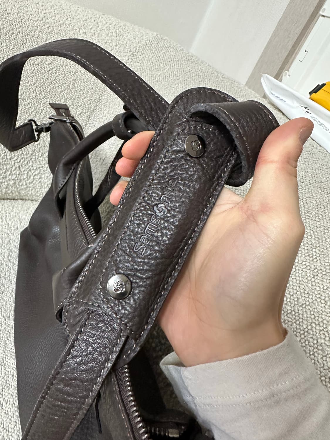 샘소나이트 가죽 서류가방, 브리프케이스 팝니다 상품이미지5