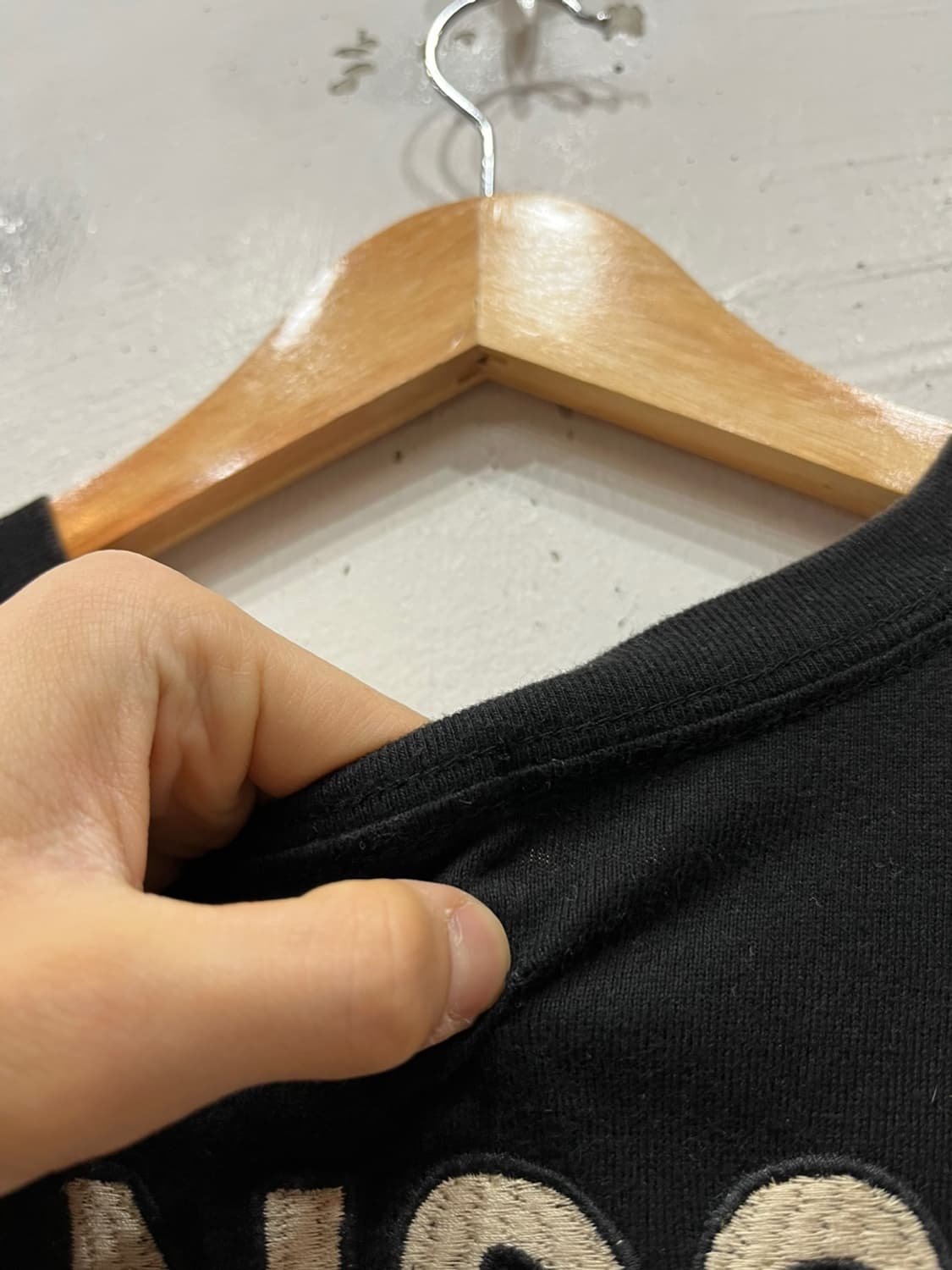 VANSON 밴슨 스컬 자수 반팔 티셔츠  상품이미지6