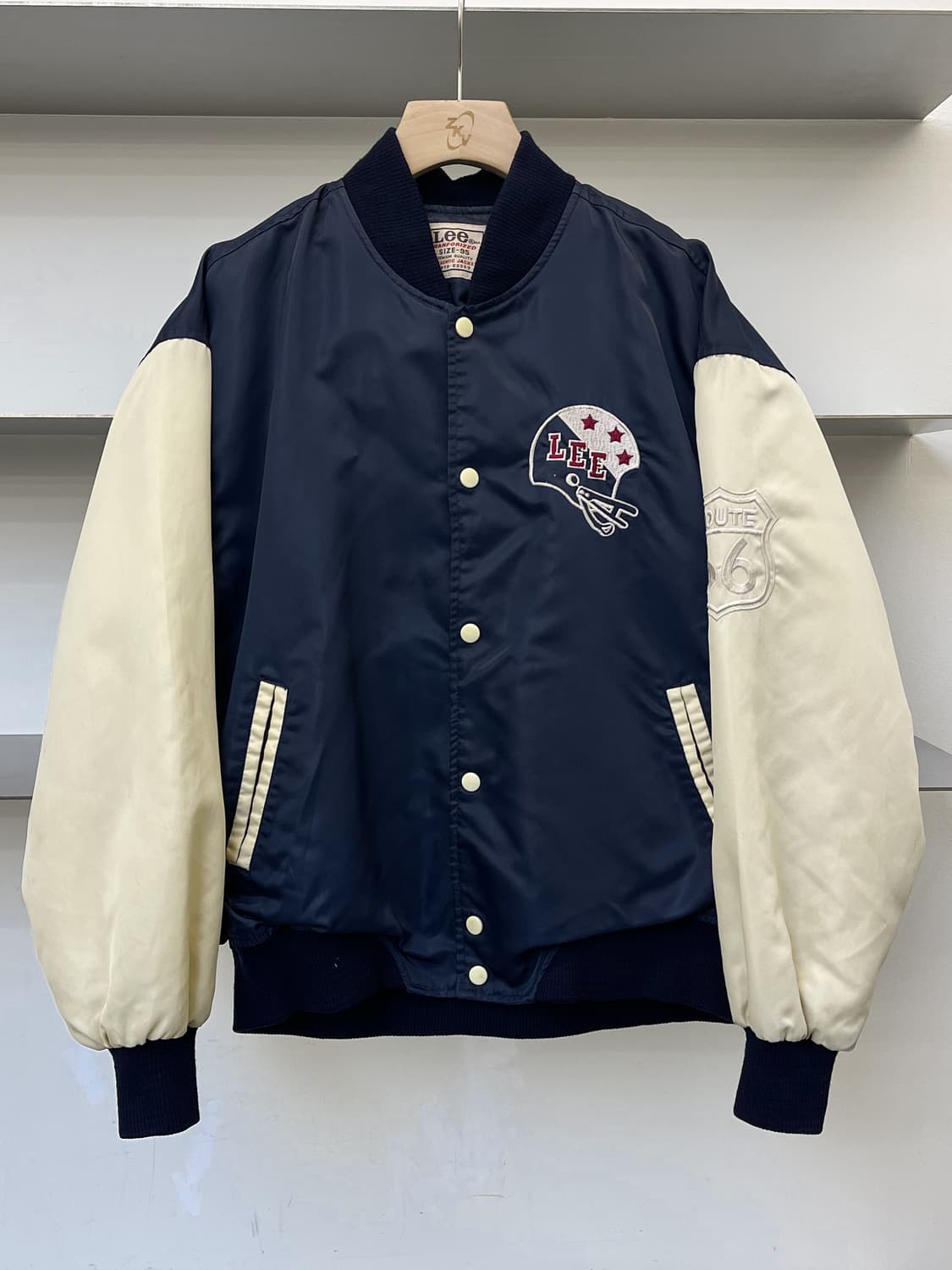 리 90s 루트 66 나일론 새틴 자켓 상품이미지3