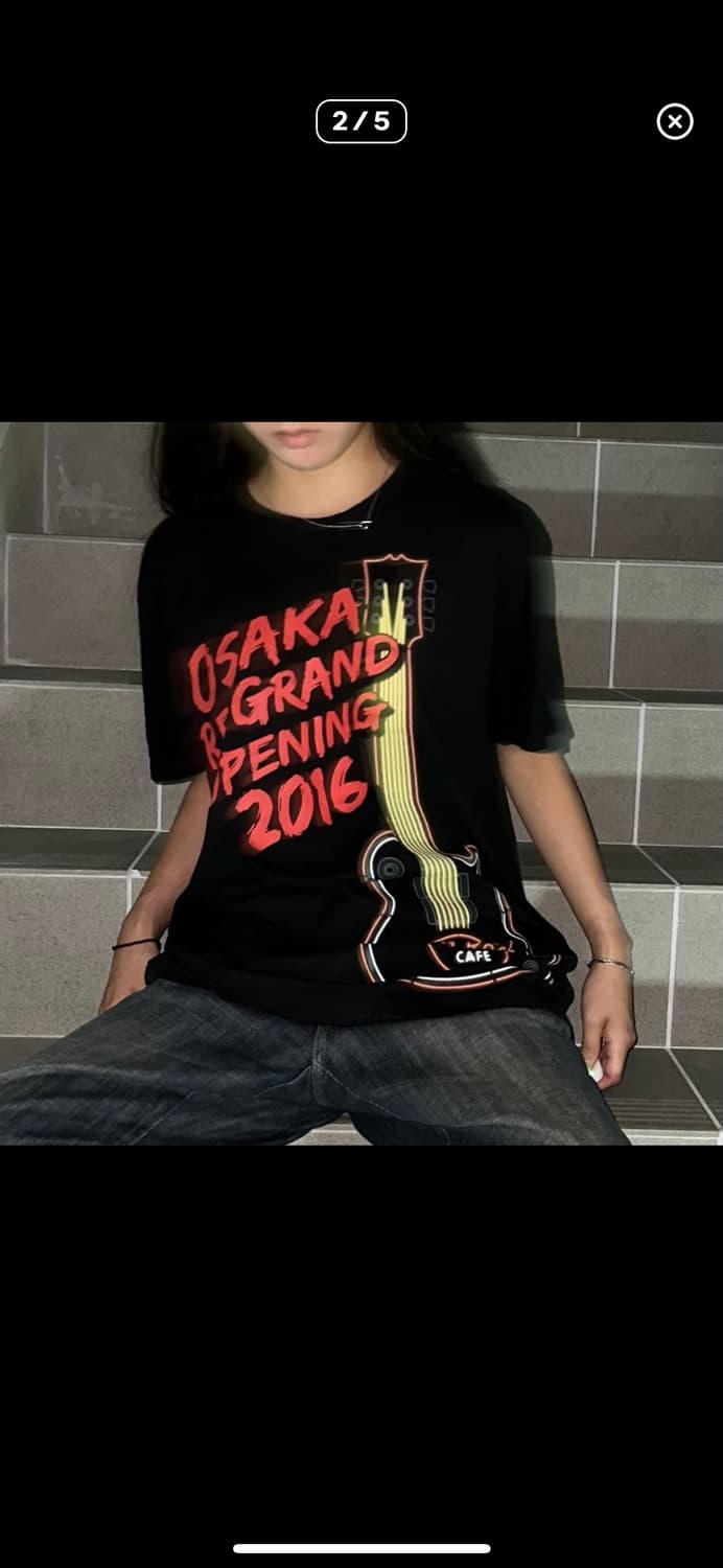 Hard rock cafe osaka 2016 tshirt 상품이미지3