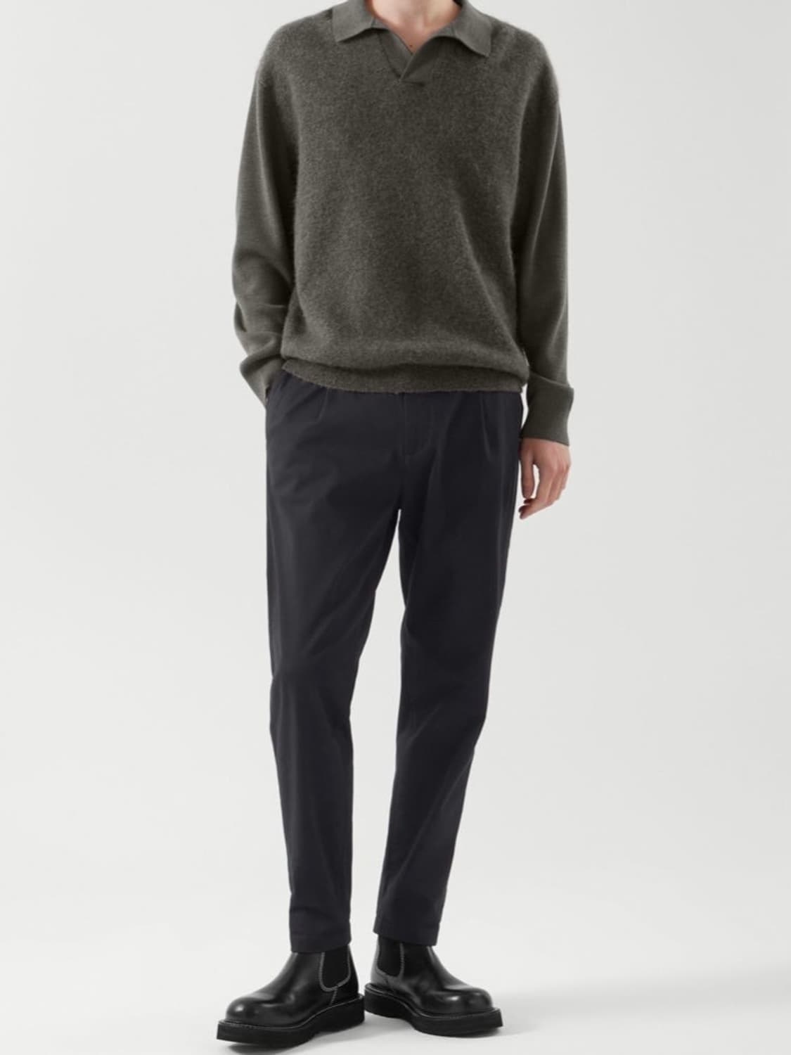 cos 오픈 카리 니트 그레이 L 상품이미지2