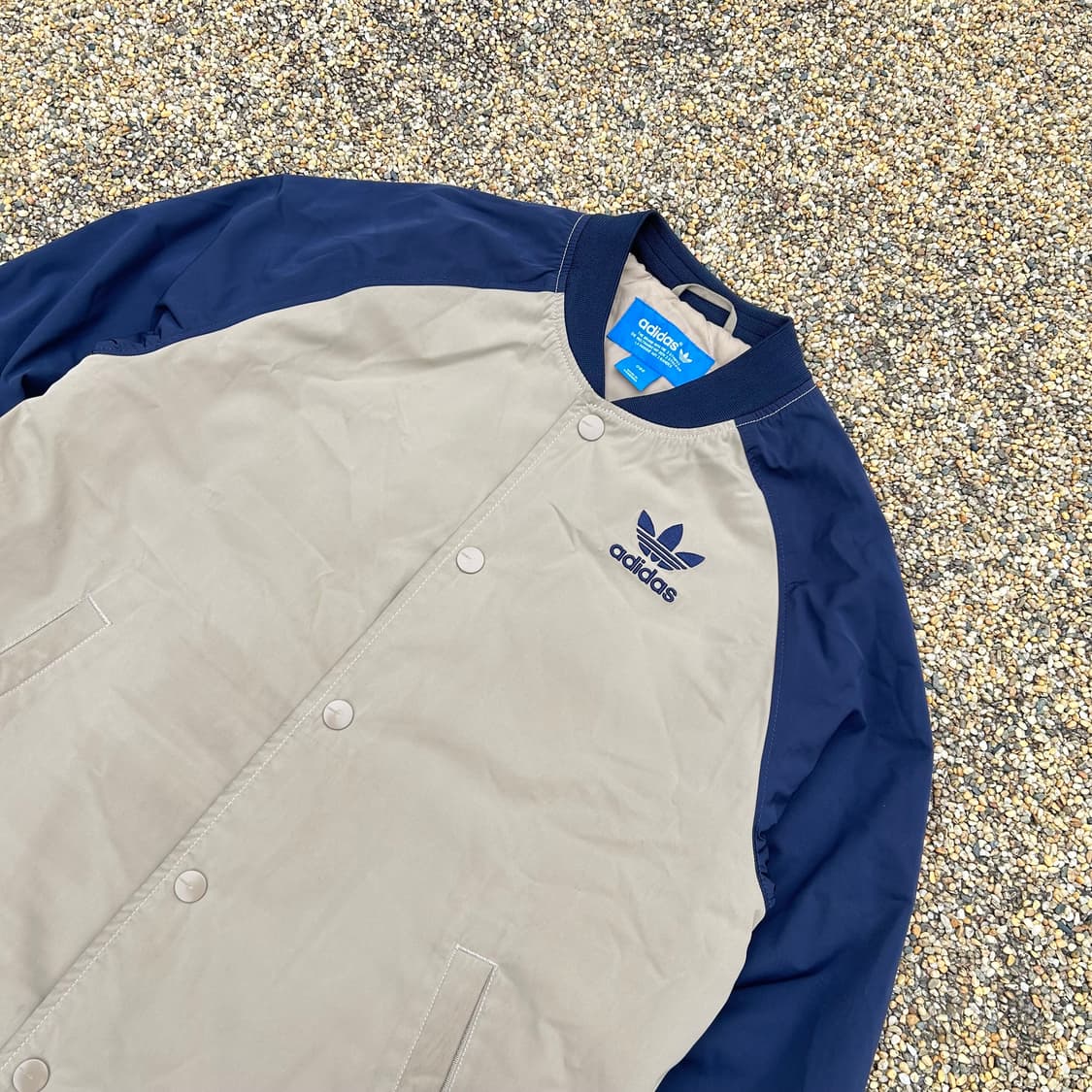 아디다스(ADIDAS) 베이지 배색 코치자켓 상품이미지2