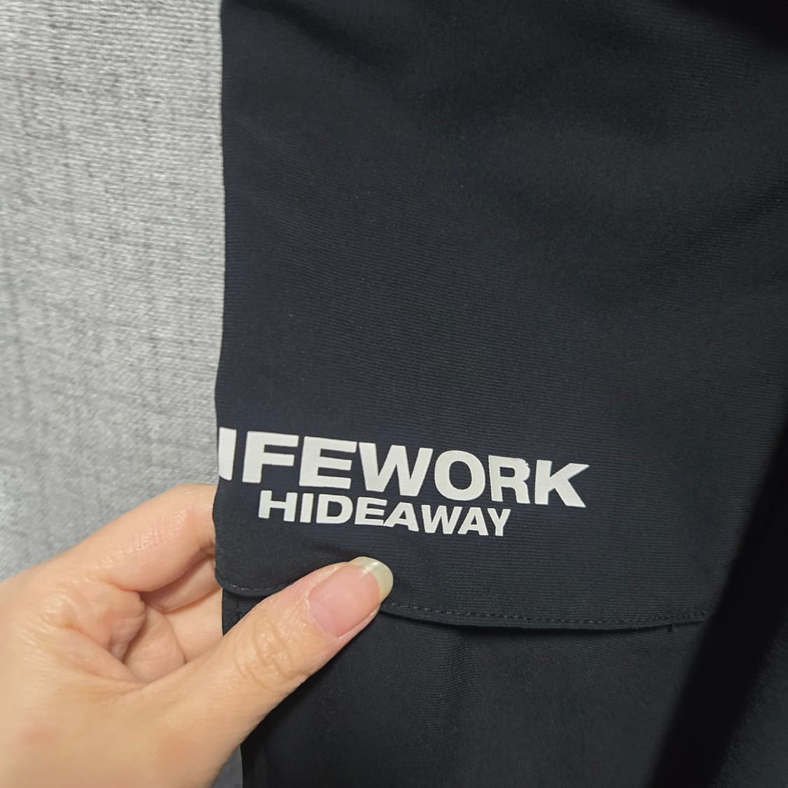 라이프워크 기능성 카고 조거팬츠 블랙  상품이미지4