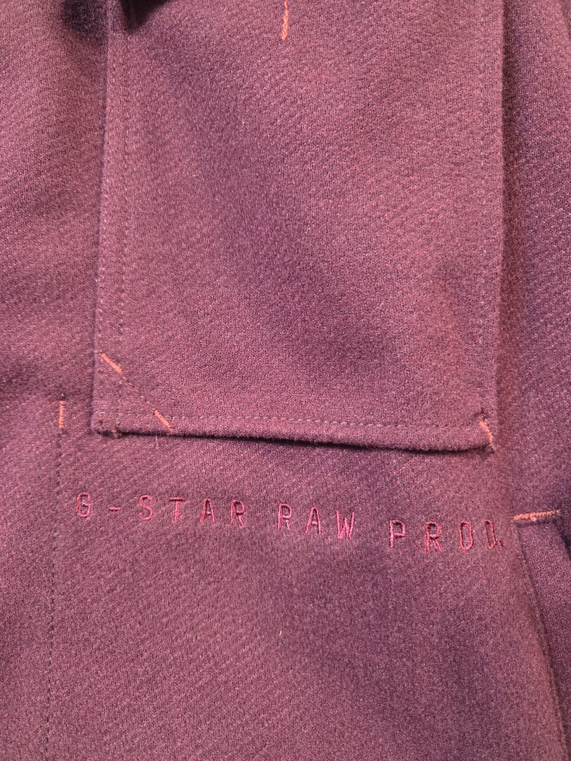 G-STAR RAW 셔츠형 자켓 버건디 상품이미지6