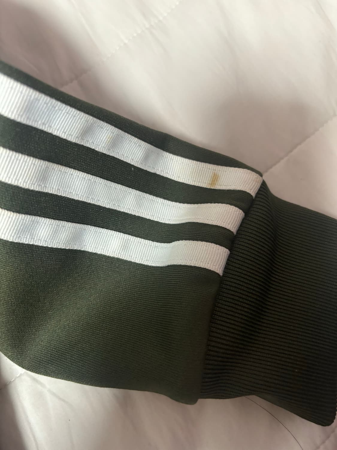 아디다스 빈티지 말차 카키 슈퍼스타 트랙탑 져지 집업 파이어버드 상품이미지2