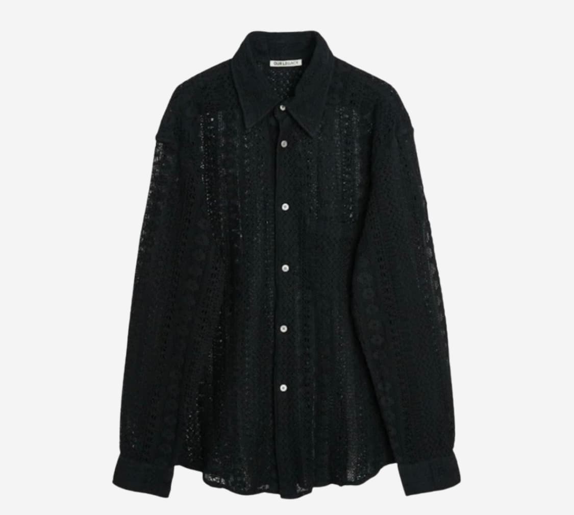Our Legacy Coco Shirt Black Cotton Croch 상품이미지1
